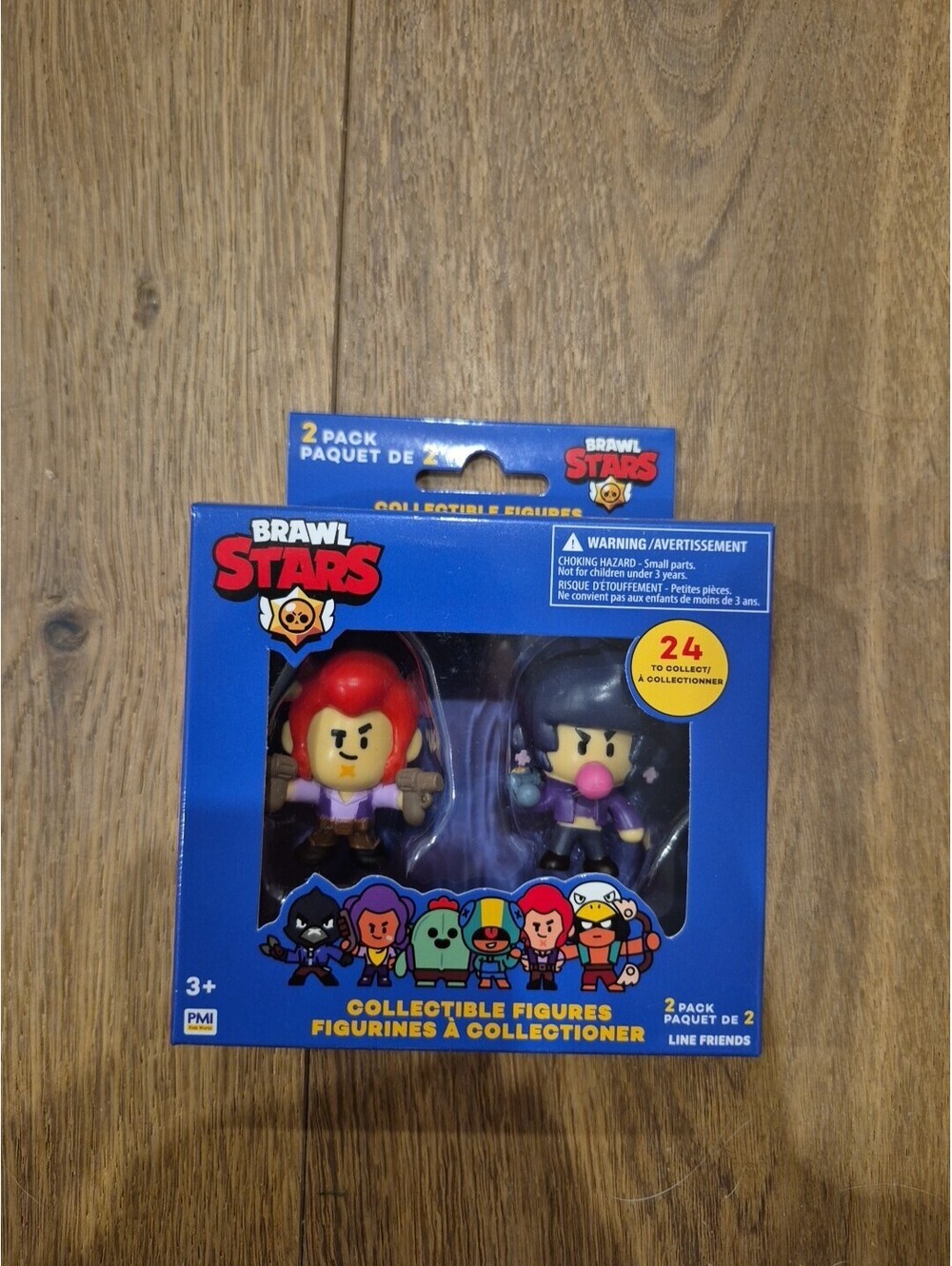 BRAWL STARS COLLECTIBLE FIGURES 2-PACK | COLT + BIBI NEW SEALED